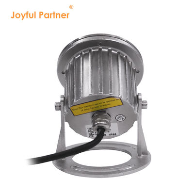 IP68 waterdicht roestvrij staal 316 3x2W LED onderwaterverlichting voor vijver met montagebasis