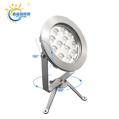 CE ROHS-certificering DC 24V IP68 Fabrieksvoorziening 12X1W LED enkelkleurig onderwater laagspanningspoellicht