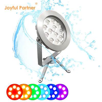 2024 Nieuwste 12x4W RGBW 3in1 48W DMX Control Roestvrij staal IP68 12V onderwater LED-lampen