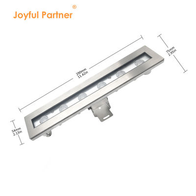 Fabriek rechtstreeks leveren IP 68 Input Voltage 24VDC 6X1W LED Single Color Beam Angle 8 Degree Pond LED Lampen