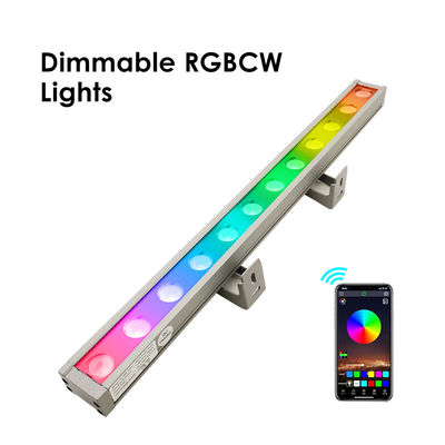 Makkelijke installatie Verstelbare beugel afstandsbediening Buiten LED wandwaslampen met industriële verlichting