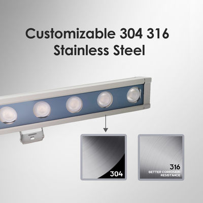 Makkelijke installatie Verstelbare beugel afstandsbediening Buiten LED wandwaslampen met industriële verlichting