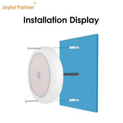 IP68 Onderwater ABS+PC Materiaal18 Sleutels Afstandsbediening Constante stroom AC 12V Oppervlak gemonteerde zwembadverlichting