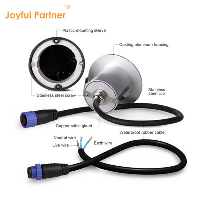 2W LED-vergrendeld licht DC24V Staplichten Warm Wit IP65 Waterdicht Wandlicht Trap met plastic montage