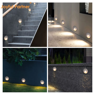 2W LED-vergrendeld licht DC24V Staplichten Warm Wit IP65 Waterdicht Wandlicht Trap met plastic montage