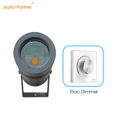 DIA 50mm 6W CREE COB LED Aluminium Gezichtsbedekking DC12v 24v Tuin Spike Lampen Met Schaduwbedekking