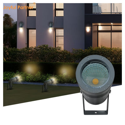 DIA 50mm 6W CREE COB LED Aluminium Gezichtsbedekking DC12v 24v Tuin Spike Lampen Met Schaduwbedekking