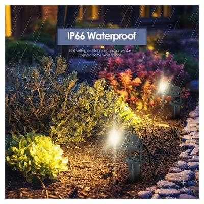 2024 Nieuw Aluminium Hoofdstuk IP66 Waterdicht Lage Spanning 6W CREE COB 12V LED Spike Lampen Voor Looppad
