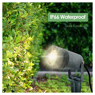 Hoge helderheid 1000LM 3500K Warm wit 10W LED IP65 waterdicht schijnwerper Buitenverlichting voor tuinboom