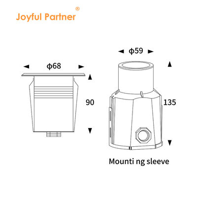 3W CREE IP68 roestvrij staal ondergrondse zwembad LED onderwater ondergrondse lichten