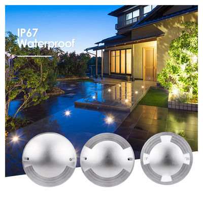 Roestvrij staal Ondergrondse licht Sterk draagvermogen AC 100-240V IP67 Waterdicht Voor tuinpad weg