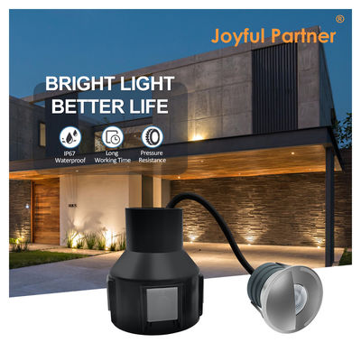 LED ondergrondse lichten 1W 2W DC12/24V IP67 Aluminium behuizing Roestvrij staal gezichtsbedekking Hars gevuld