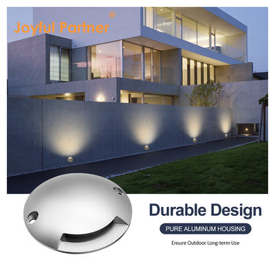 Anti-UV geanodiseerd DC12v aluminium lichaam 1,2W witte hoes ingedrukt stap licht puur aluminium 6063 behuizing