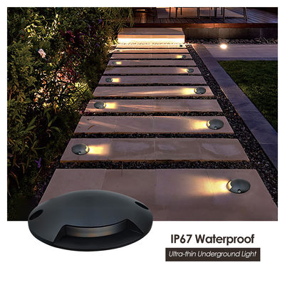 Een zijkant zicht Begraven Mini LED Ultra dun ondergrondse licht IP67 waterdicht voor pad