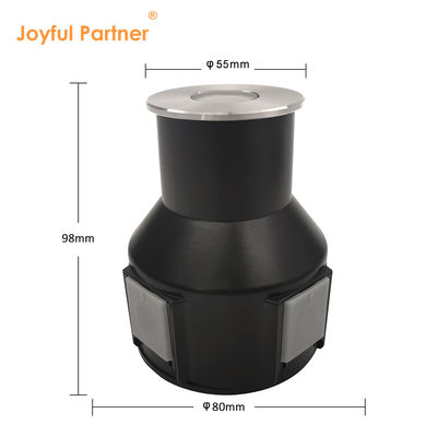 IP67 LED 12V-24VDC Lage Spanning 1W 3W Ground Buried Led Underground Light Met Frosted Glass