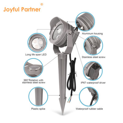 LED Plastic Spike Spot Light