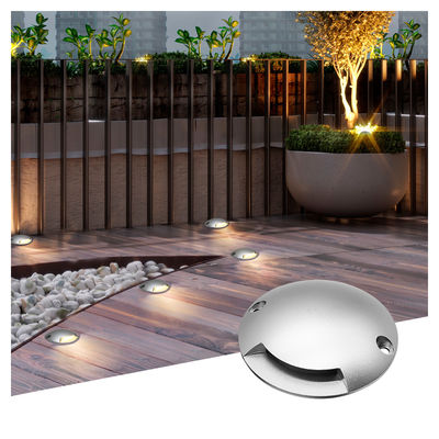 1W ingebouwde gangstap licht ultra dun DIA70mm DC 24V 3000k Warm wit voor buitenverlichting