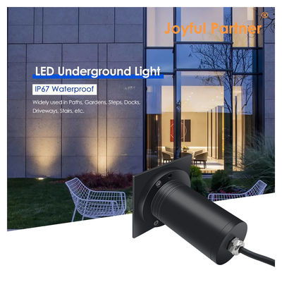 COB LED Inground Lights Anti Glare IP67 Waterdicht 6W 12V/24V Vierkant Ronde vorm Aluminium behuizing