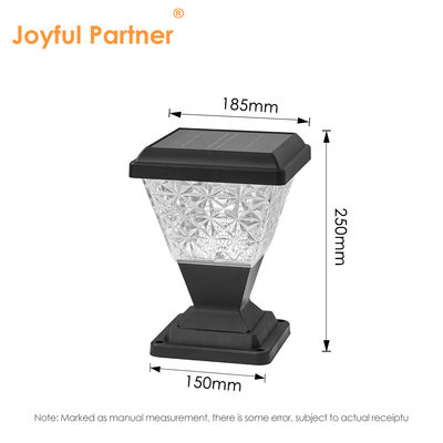 LED Solar Courtyard Light IP65 Buiten waterdicht 3.5W 2200mAh Anti-UV materiaal Plastic met PC-lens voor veranda pad
