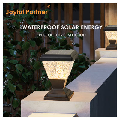 LED Solar Courtyard Light IP65 Buiten waterdicht 3.5W 2200mAh Anti-UV materiaal Plastic met PC-lens voor veranda pad