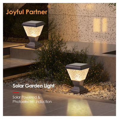 LED Solar Courtyard Light IP65 Buiten waterdicht 3.5W 2200mAh Anti-UV materiaal Plastic met PC-lens voor veranda pad