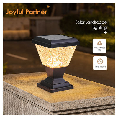 Buitengewone zonne-kolom koplamp IP65 waterdicht 2835 SMD LED 150lm/w Anti UV PC behuizing