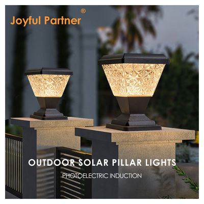 Solar Pillar Light 150lm/W Anti UV PC Housing afstandsbediening 6500K