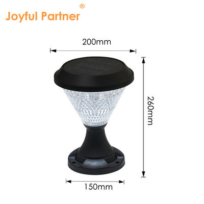Zonne-energie licht vierkant Ronde vorm DIA 200mm * 260mm RGB afstandsbediening voor de tuin