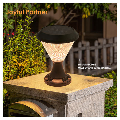 Zonne-energie licht vierkant Ronde vorm DIA 200mm * 260mm RGB afstandsbediening voor de tuin