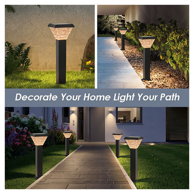 Zonnelampen buiten IP65 waterdicht Epistar 2835 afstandsbediening Koel Wit 2 jaar garantie voor in de grond Spike Pathway