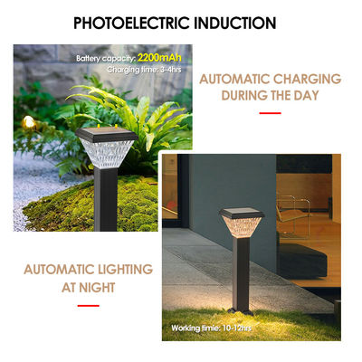 Nieuwe aankomst Zonne Tuin Lawn Lights 3000K/4000K Aluminium Lamp Body Material DC3.7V Kleurveranderend