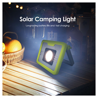 Draagbaar Led Zonnecamperlicht 4W IP65 Waterdicht SMD LED Koud Wit Oplaadbaar Met BT Voor Wandelen