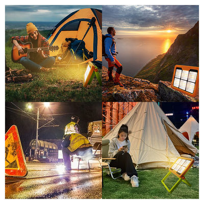 LED zonnecamperlampen Ultra helder Outdoor SMD LED IP65 afstandsbediening Oplaadbare verlichtingsniveau Voor noodvoorzieningen