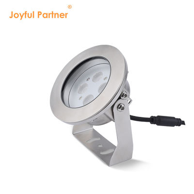 Roestvrij staal LED onderwaterlicht IP68 DC12V 24W Warm White 3000K Voor fontein