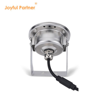 Roestvrij staal LED onderwaterlicht IP68 DC12V 24W Warm White 3000K Voor fontein