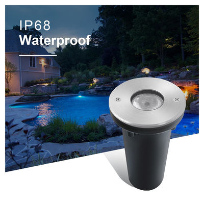 Outdoor Led RGB onderwaterlamp Laagspanning 3W 1W 2W LED IP68 roestvrijstalen voorkant