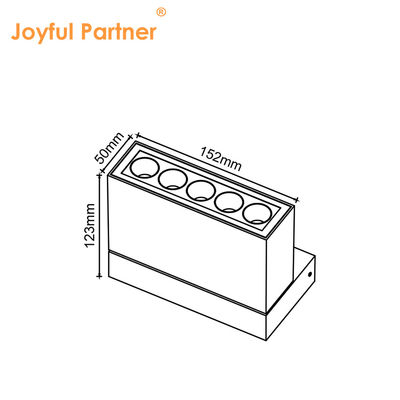 IP65 High CRI Recessed Linear Led Spotlight Met Anti Glare Spotlight Multifunctionele straalhoek Led Recessed Linear Light