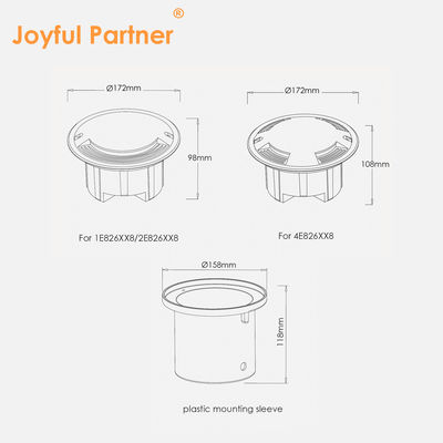 Sterk draagvermogen Op maat gemaakte COB LED 12w Drive Over LED-strooklichten met vierzijdige uitstraling