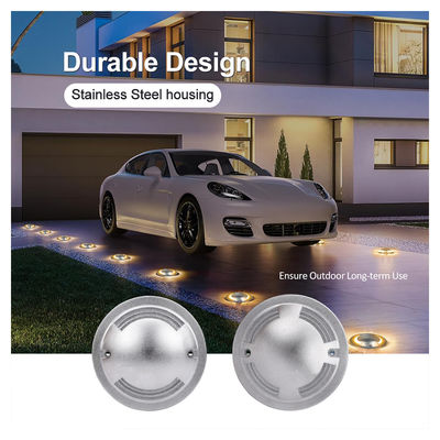 IP67 Ultra dun begraven inground uplight 12V 24V waterdicht deklicht ingebouwde grondlamp