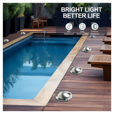 Joyful Waterproof ingebouwde LED-grondlicht Puur aluminium 6063 behuizing Eén Twee Vier Wijszijde Uitzending