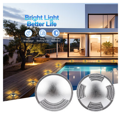 2W IP67 LED Inground Lights Outdoor Ultra Thin Diameter 55mm SMD LED Walkover Lights Met Aluminium Housing