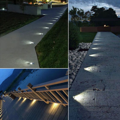 Ultra dunne IP67 waterdichte ingebouwde 2W LED buitenverlichting SS316 dekking voor tuinpad