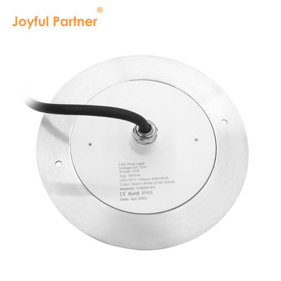 Onderwater onderwater LED zwembadverlichting DC12V constante spanning 10W DIA160*7.5MM met APP afstandsbediening