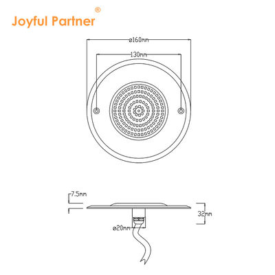 IP68 Volledig verzegeld waterdicht enkelkleurig 160*7,5mm Ultra Slim zwembad onderwater LED-lampen met CE-certificering