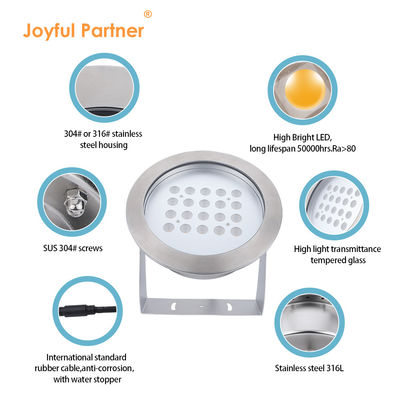 12Volt Input IP68 Waterdicht zwembad Led-lampen LED-onderwaterlicht