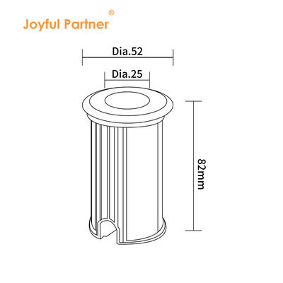 Zwem zwembad Onderwater licht ingebouwd type 1W 2W DIA 42mm Voor zwembad zwembad decoratie