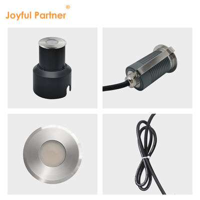 Roestvrij staal ingebouwde kleine dekverlichting 1W 2W 3W LED ondergrondse lampen