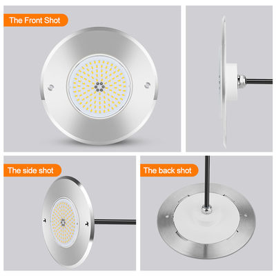 316L roestvrij staal ondergrondse zwembadlamp DIA 160mm*32mm AC12v met afstandsbediening