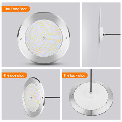 LED PAR56 zwembad licht 12 Volt roestvrij staal waterdicht SMD 2835 chips 100% hars gevuld