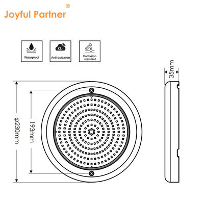 Led onderwater zwembad licht JOYFUL LAMP RGB Wifi Control AC12V IP68 waterdicht
